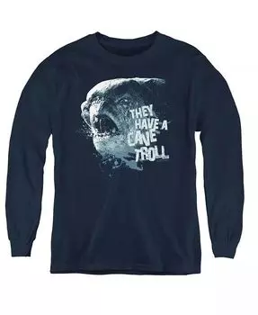 Свитшот с длинным рукавом Cave Troll для мальчиков и подростков Lord Of The Rings, синий
