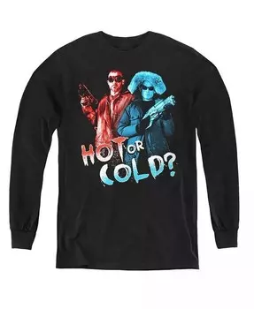 Свитшот с длинным рукавом для мальчиков и молодежи, горячие или холодные Arrow, черный