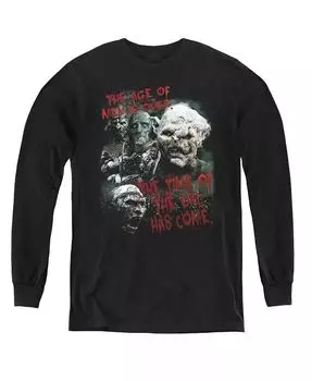 Свитшот с длинным рукавом Time Of The Orc для мальчиков и молодежи Lord Of The Rings, черный