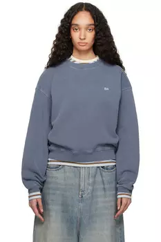 Свитшот с круглым вырезом Erl' Erl, синий