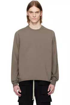 Свитшот с круглым вырезом Hollywood Rick Owens Drkshdw, цвет dust