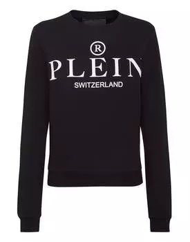 Свитшот с круглым вырезом LS Iconic Plein PHILIPP PLEIN, черный