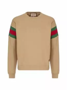 Свитшот с лентой Web Gucci