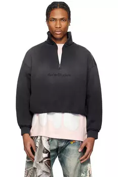 Свитшот с логотипом Acne Studios, синий