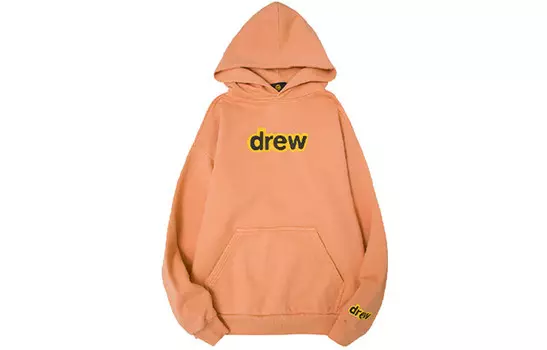 Свитшот с логотипом Letter Series унисекс персиково-розовый Drew House, розовый