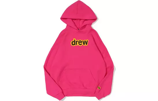 Свитшот с логотипом Letter Series унисекс персиково-розовый Drew House, розовый