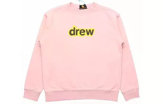 Свитшот с логотипом Letter Series, унисекс, розовый Drew House, розовый