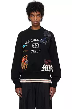 Свитшот с мульти-дизайном Khoki, черный