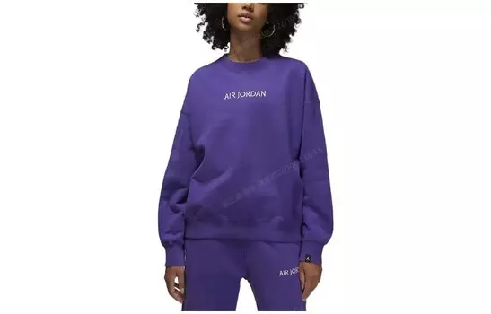 Свитшот с надписью Wordmark женский темно-фиолетовый Jordan