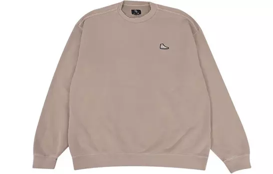Свитшот с нашивкой на кроссовках Crew, мужской, хаки Converse, хаки