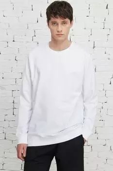 Свитшот с овальным вырезом Ac&Co, белый