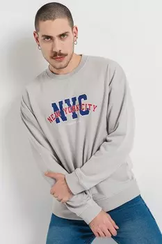 Свитшот с овальным вырезом Denim Project, красный