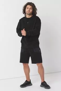 Свитшот с овальным вырезом Hugo, черный