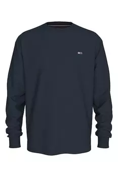 Свитшот с овальным вырезом Tommy Jeans, ультрамарин синий