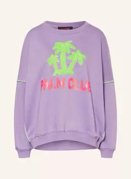 Свитшот с пайетками Miss Goodlife, фиолетовый
