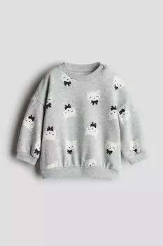 Свитшот с принтом H&M, мультиколор