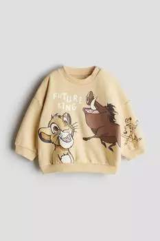 Свитшот с принтом-мотивом H&M, мультиколор