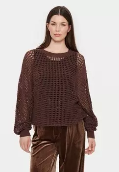 Свитшот Saint Tropez ПУЛОВЕР BRIELE, цвет chocolate brown