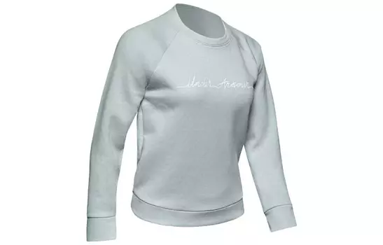 Свитшот Script женский зеленый Under Armour