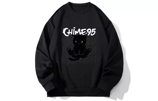 Свитшот серии Chime95 унисекс Rhime, оранжевый/красный