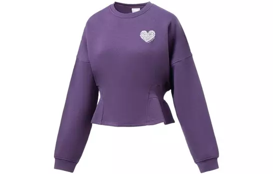 Свитшот серии Training, женский, сладкий виноград, фиолетовый Lining