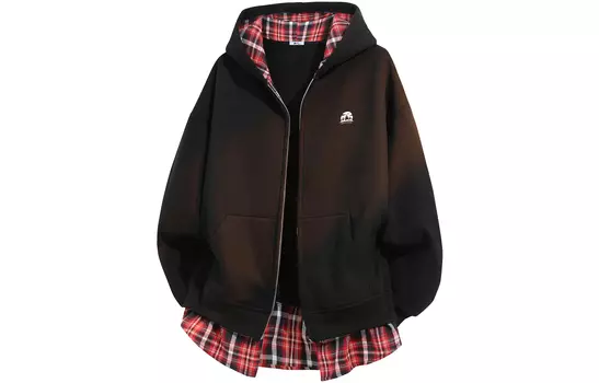 Свитшот серии Wing унисекс WARRIOR, Heather Gray & Red