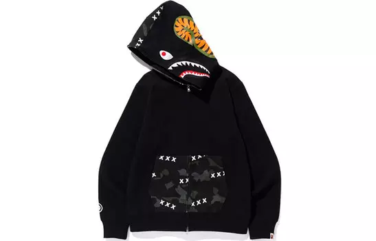 Свитшот Shark Series унисекс черный A Bathing Ape, черный