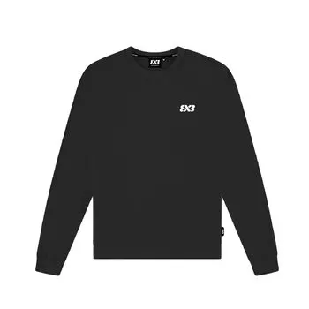 Свитшот SMALL LOGO CREWNECK 3X3, цвет Schwarz
