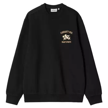 Свитшот Smart Sports Sweat Carhartt Wip, цвет Schwarz