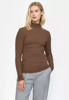 Свитшот Soft Rebels FENJA ROLLNECK, цвет rain drum