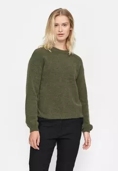 Свитшот Soft Rebels ЭЛИСОН, цвет burnt olive