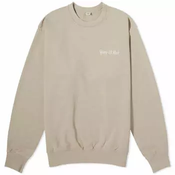 Свитшот Sporty & Rich Hwcny, светло-бежевый