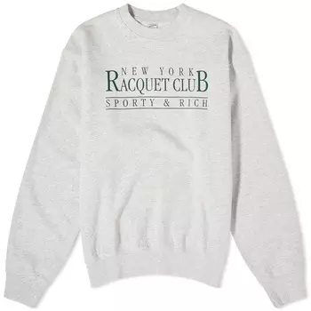 Свитшот Sporty & Rich Racquet Club, серый