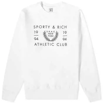 Свитшот Sporty & Rich Srac, белый