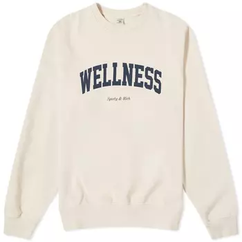 Свитшот Sporty & Rich Wellness Ivy Crew, кремовый