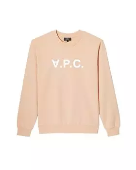 Свитшот Standard Grand Logo A.P.C., оранжевый