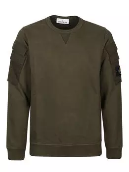 Свитшот Stone Island Crewneck, оливковый