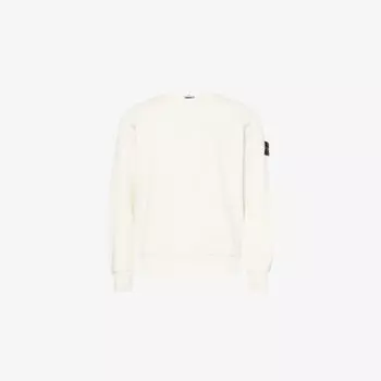 Свитшот Stone Island из хлопкового джерси, белый