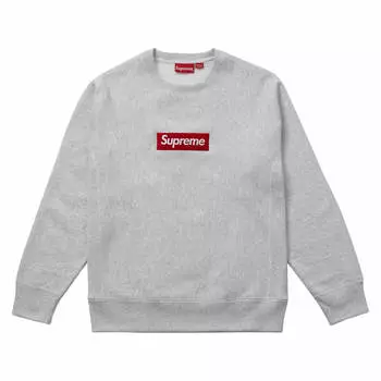 Свитшот Supreme Box Logo, серый