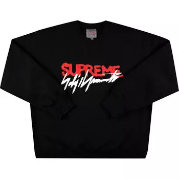 Свитшот Supreme Yohji Yamamoto, черный