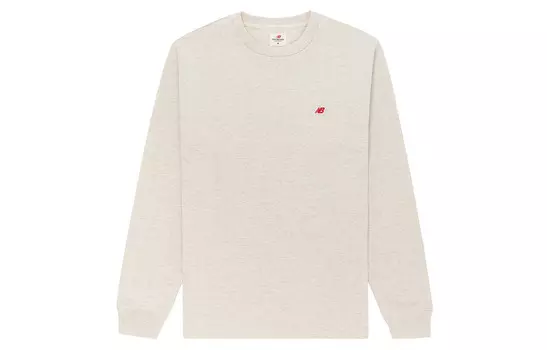 Свитшот Teddy Made унисекс, цвет белый New Balance, кремовый