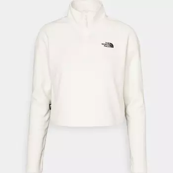 Свитшот The North Face 100 Glacier Cropped Zip, светло-серый