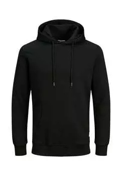 Свитшот/Толстовка с капюшоном базовая Jack & Jones, черный