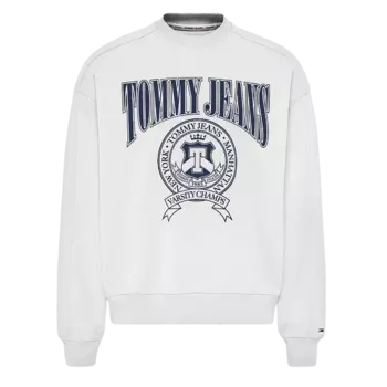 Свитшот Tommy Jeans Varsity Logo, белый