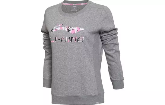 Свитшот Training Series женский, цвет серый Lining