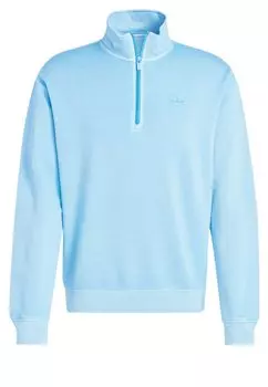 Свитшот Trefoil Essentials+ Dye Half Zip Crew adidas Originals, полусиний взрыв