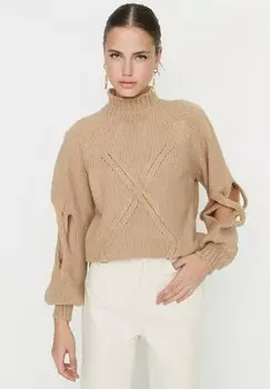 Свитшот Trendyol GEWOONTJES, бежевый