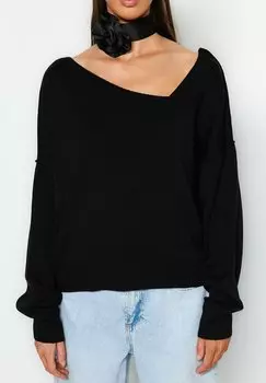 Свитшот Trendyol GEWOONTJES, черный