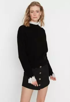 Свитшот Trendyol GEWOONTJES, черный