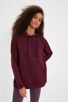 Свитшот Trendyol с карманом-кенгуру